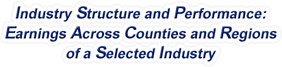 Georgia - Earnings Across Counties and Regions of a Selected Industry